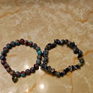 Colorful Beaded Bracelets Set